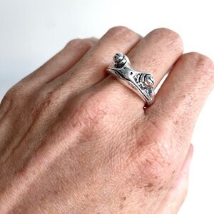 Sterling Silver Frog Ring